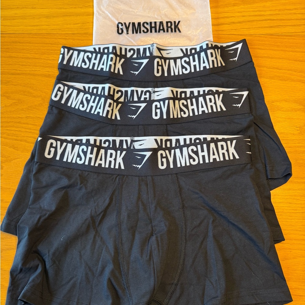 Gymshark Men's Black Boxer Briefs Short